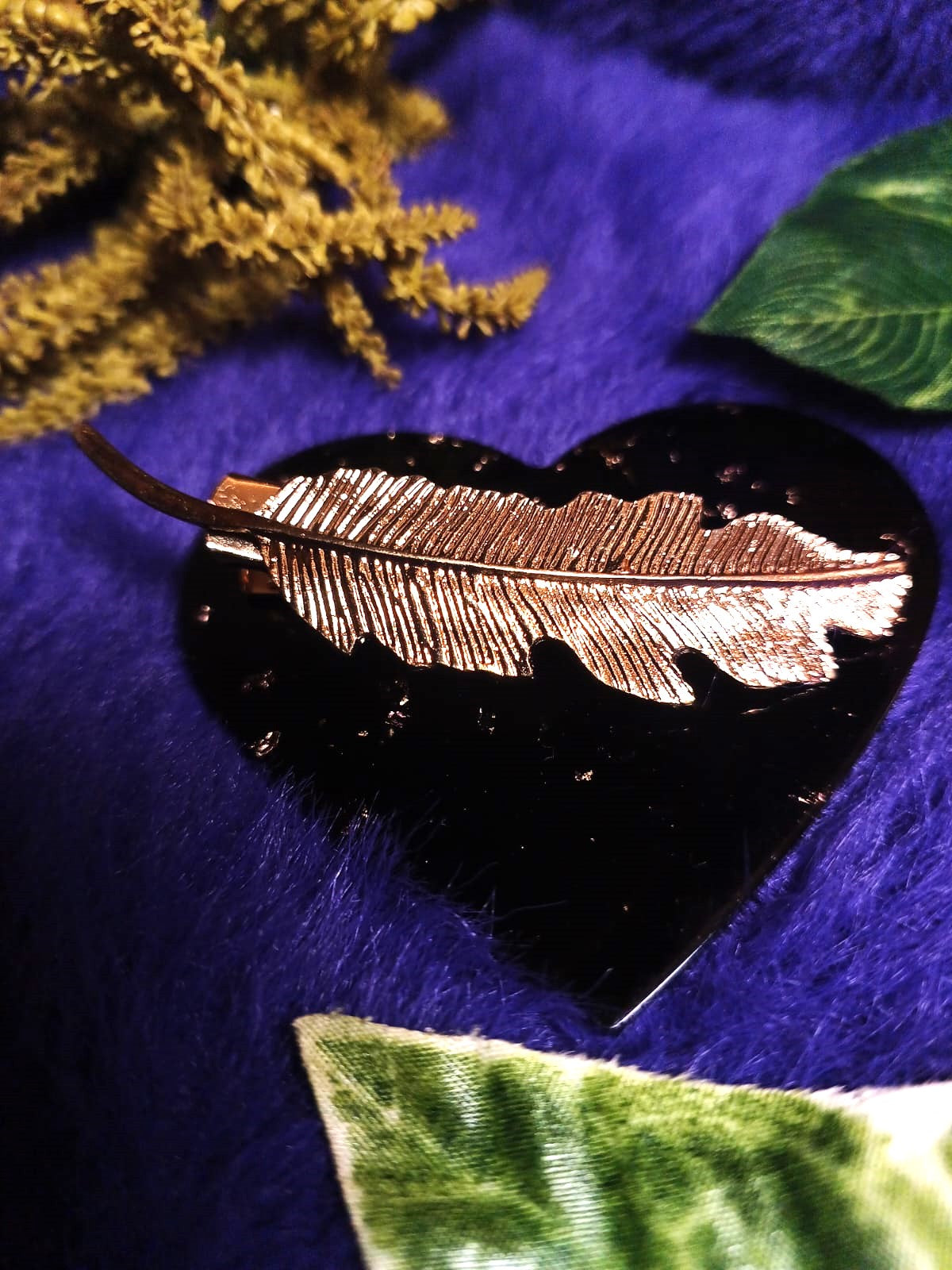 Feather Halo Hair Clip