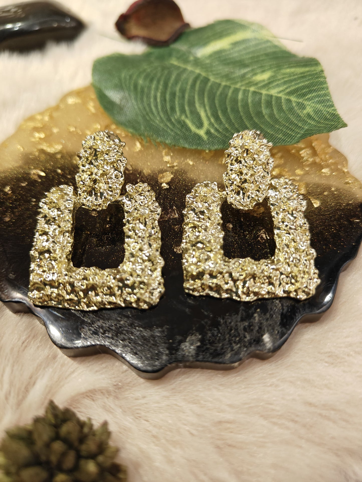 Aurora Square Studs