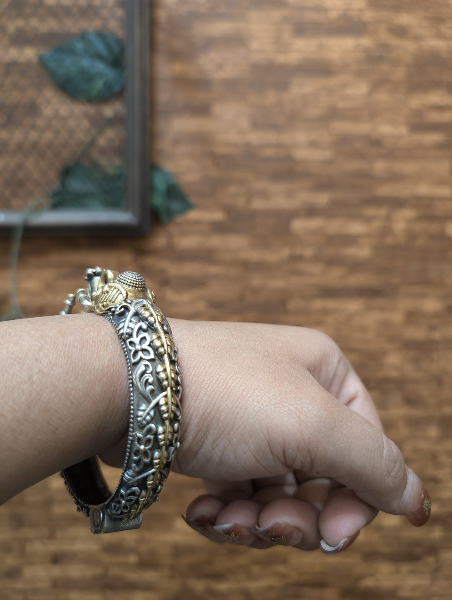 Gajamukha Dual-tone Bangle
