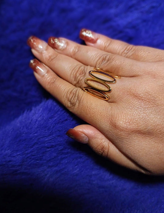 Golden Mirage Ring