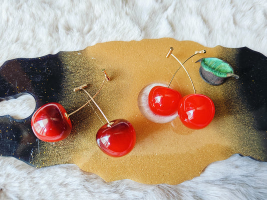 Cherry Charm Earrings