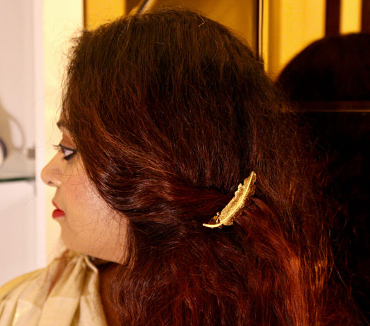 Feather Halo Hair Clip