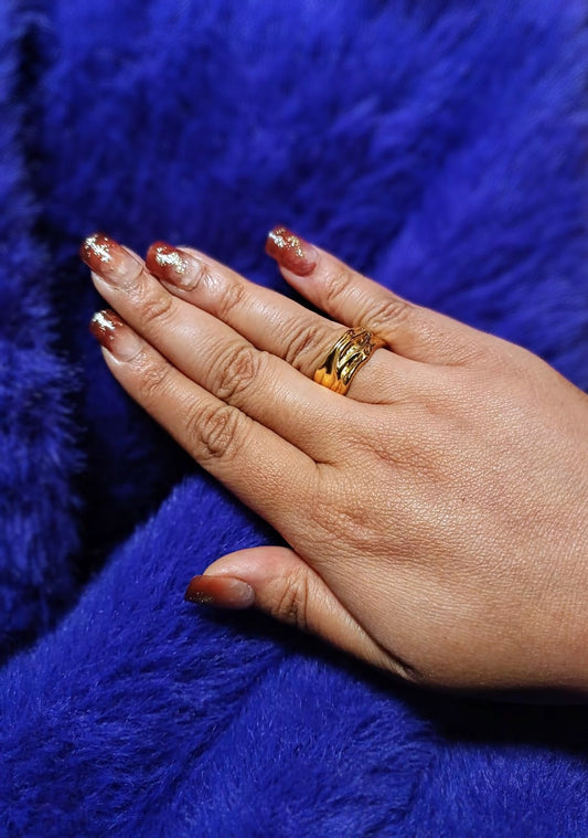 Golden Dew Ring