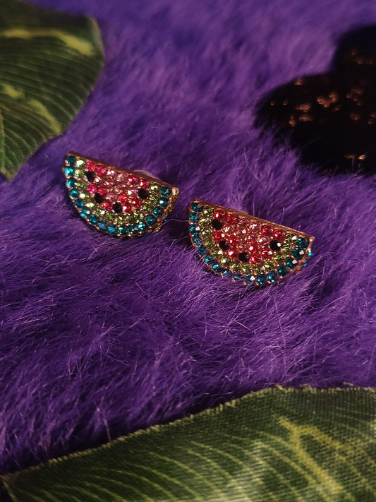 Crystal Melon Studs