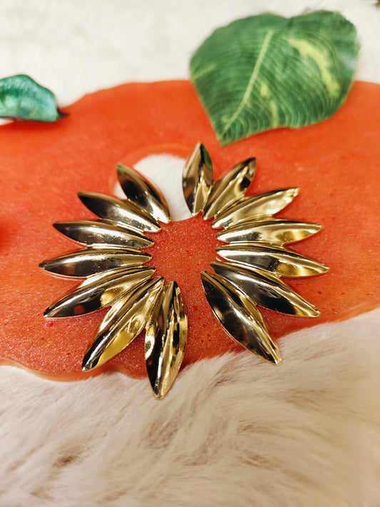 Radiant Leaf Cluster Earrings