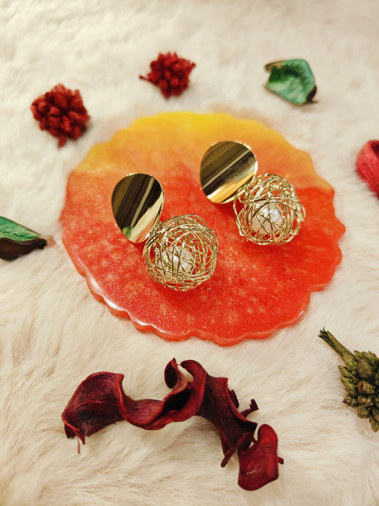 Golden Globe Earrings