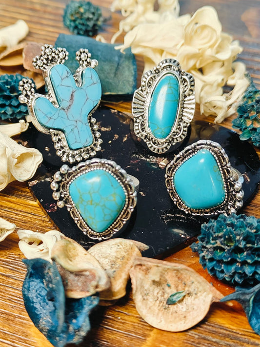 Turquoise Treasure Rings