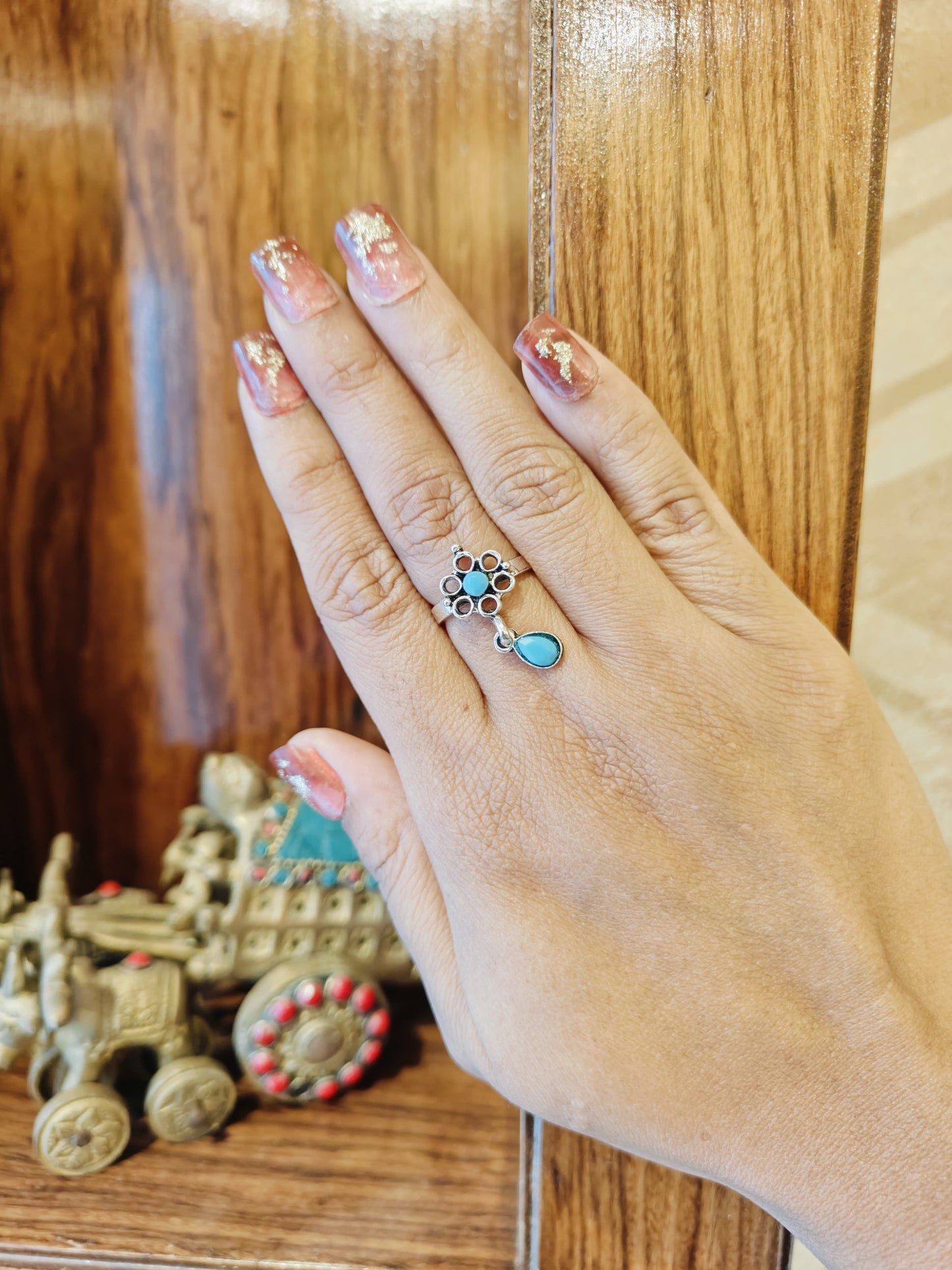 Turquoise Dainty Rings