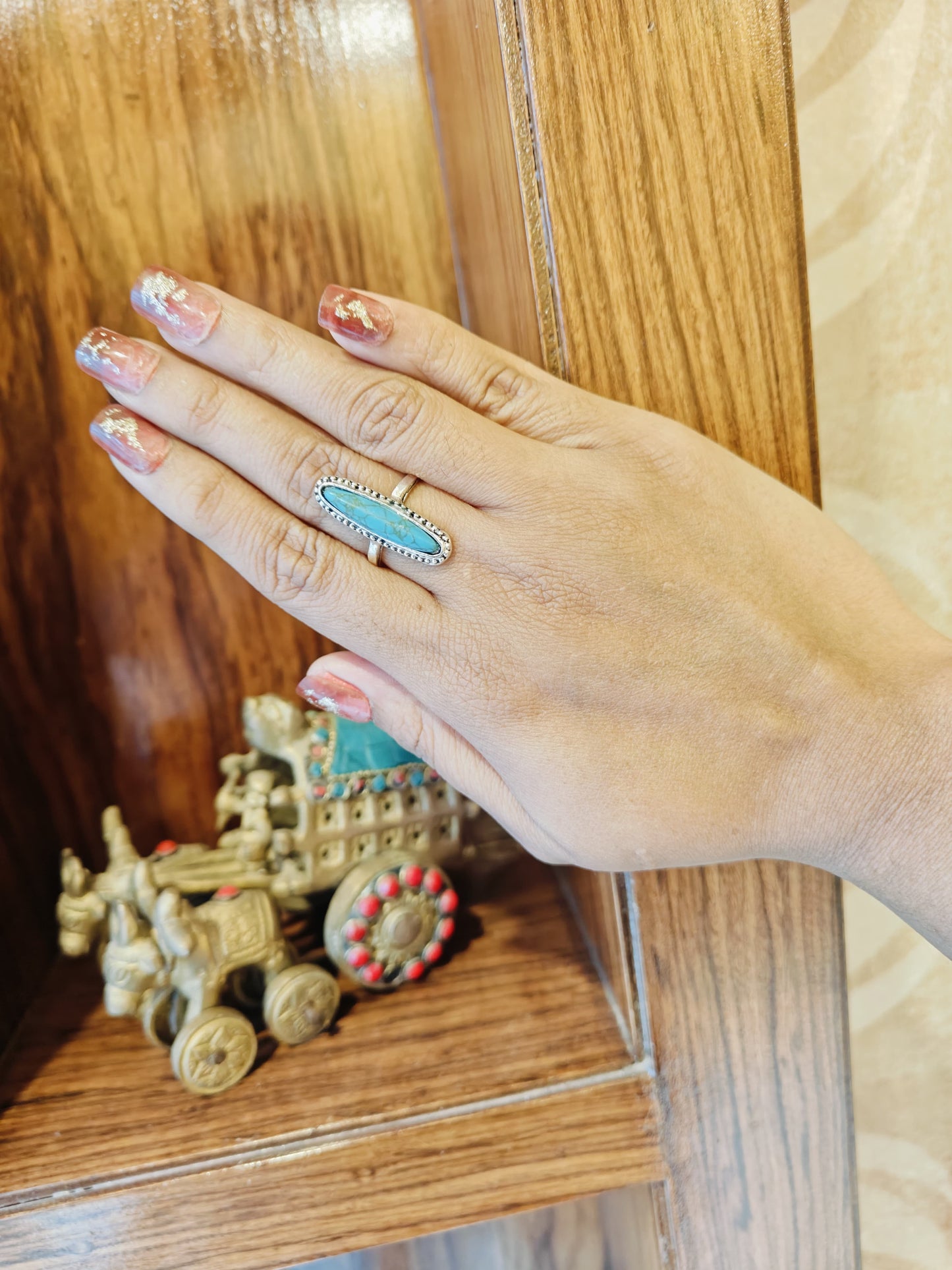 Turquoise Dainty Rings