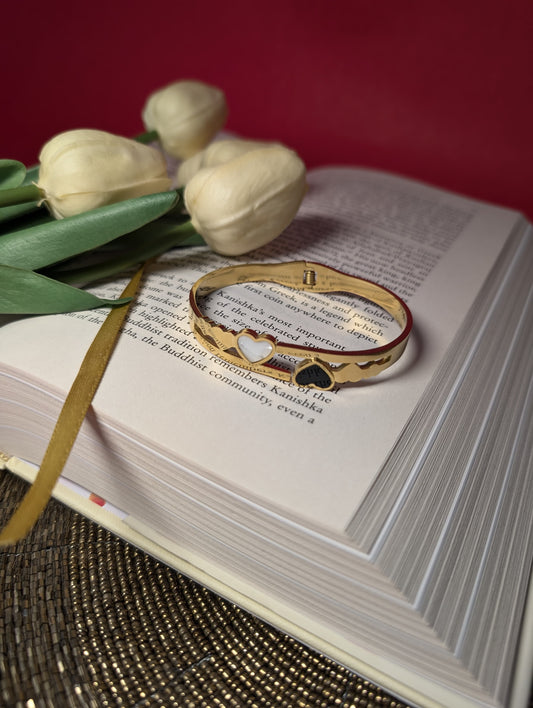 Heartfelt Charm Gold Anti-tarnish Bracelet
