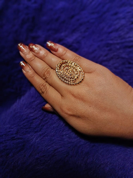 Golden Halo Ring