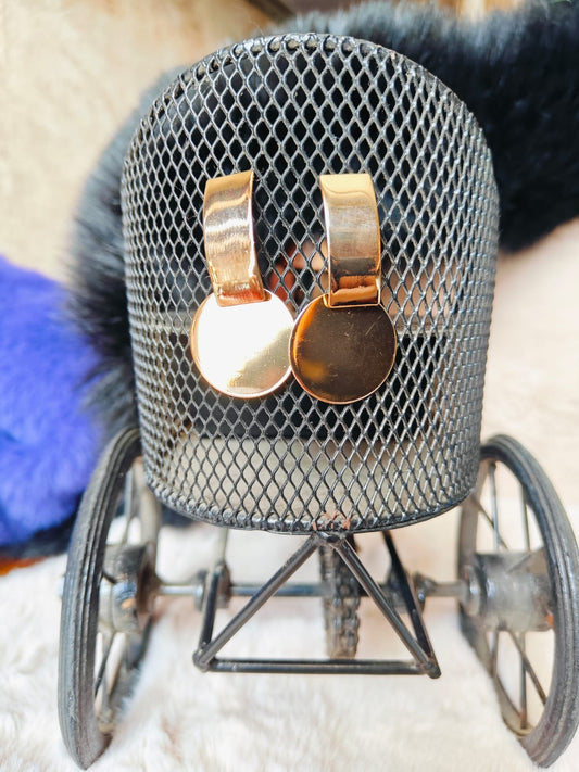 Minimalist Gold Drop Earrings